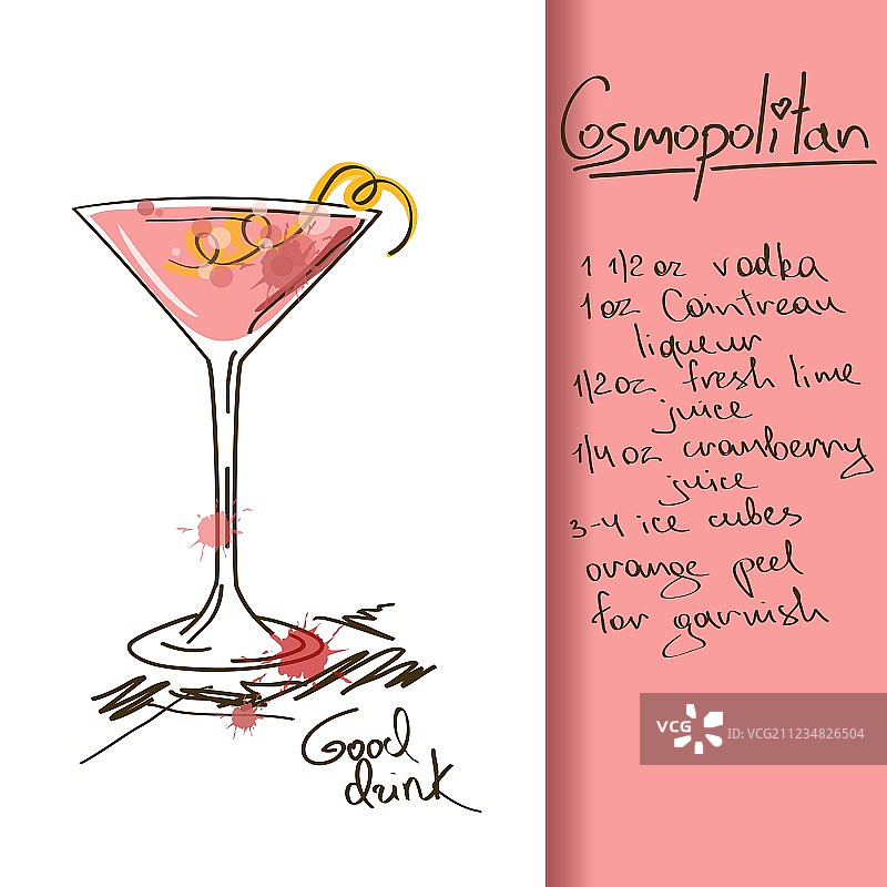 大都会鸡尾酒图片素材