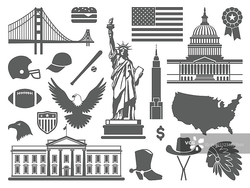 美国传统象征图片素材