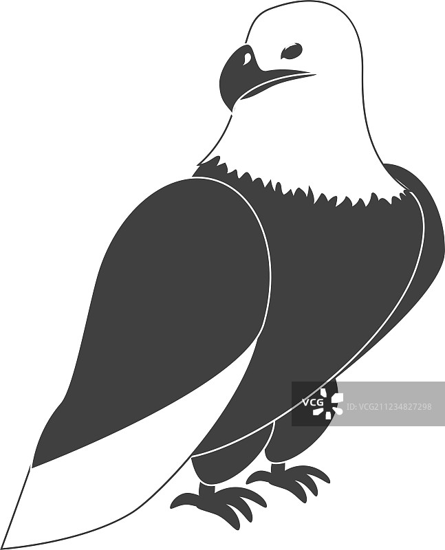 鹰雕主题设计图标图片素材