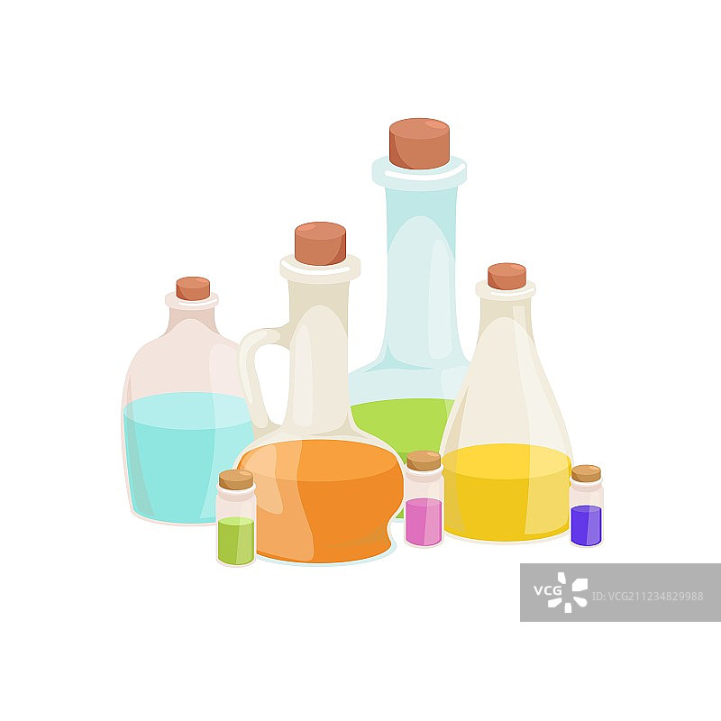 有机精油和香皂瓶图片素材