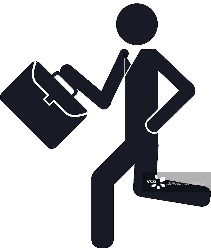 商务人士象形图图标图片素材