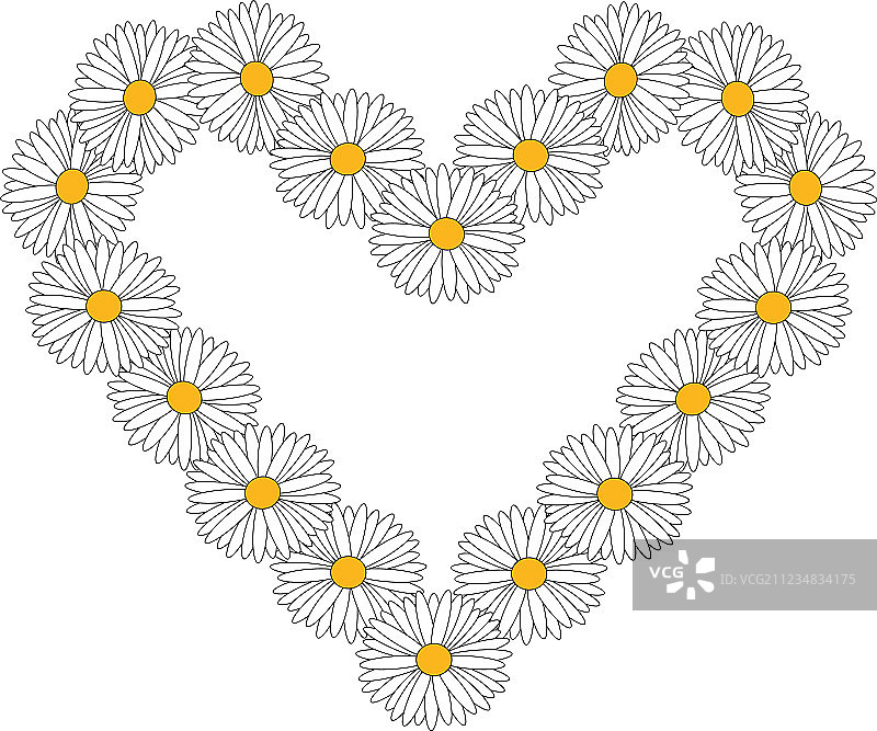 雏菊花心图片素材