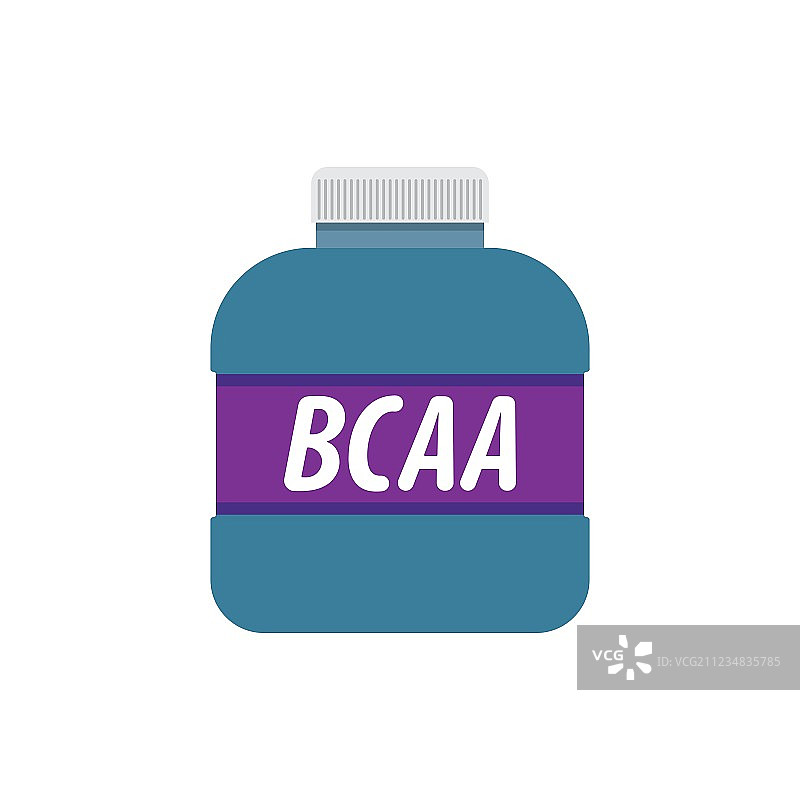 扁平风格的运动营养图标图片素材