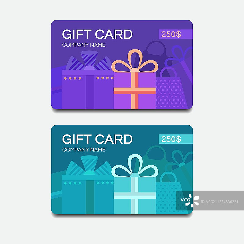 礼品卡图片素材