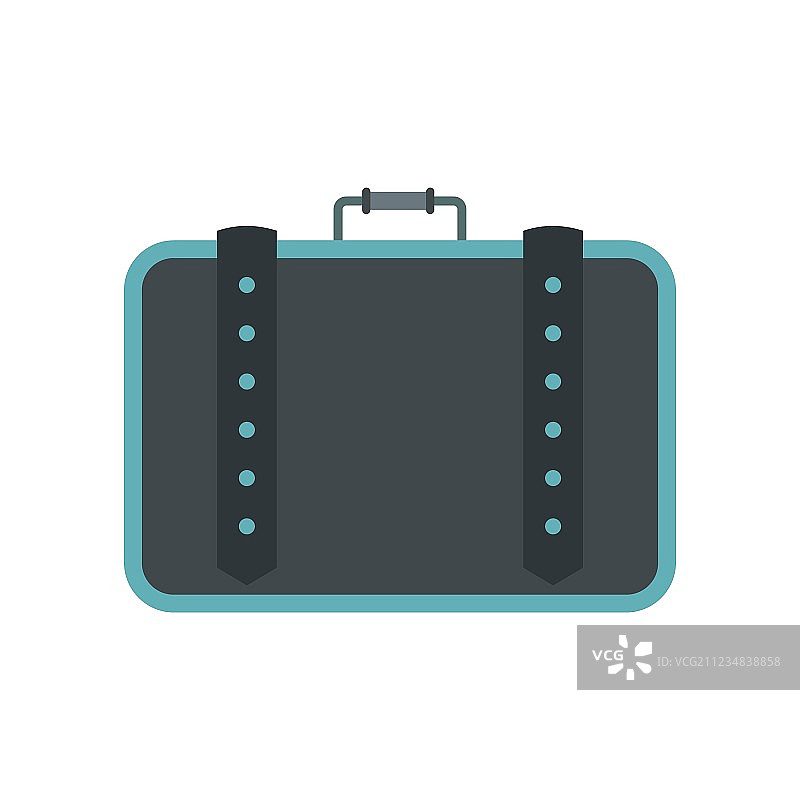 旅行用扁平行李箱图标图片素材