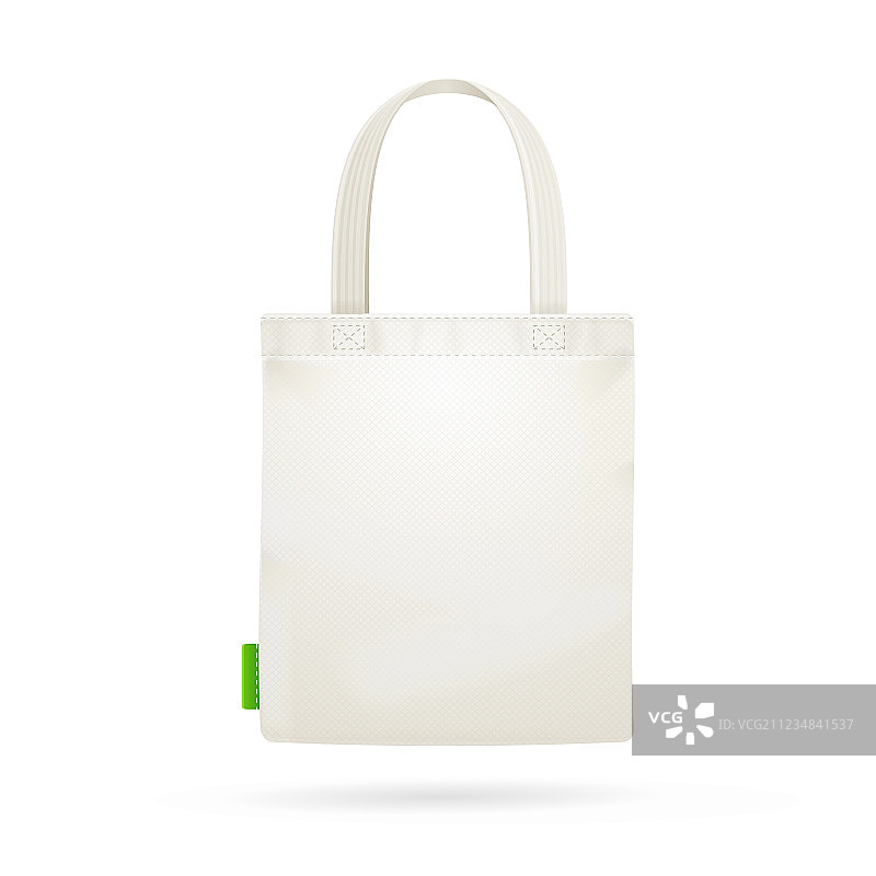 白色帆布手提袋图片素材