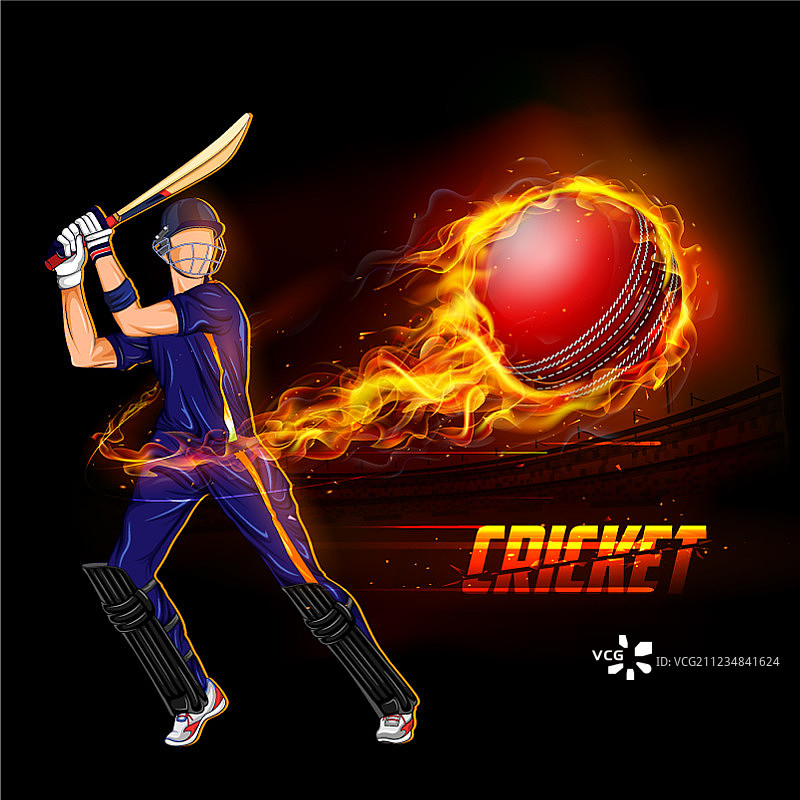 板球锦标赛击球手图片素材