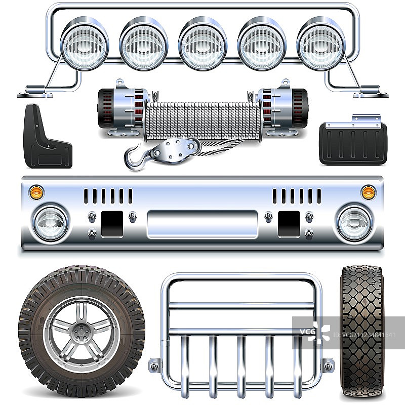 越野车备件图片素材