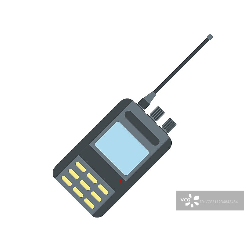 无线电扁平图标图片素材