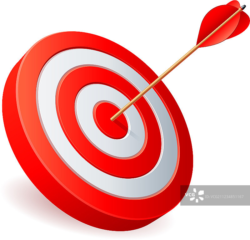 带箭头的目标图片素材