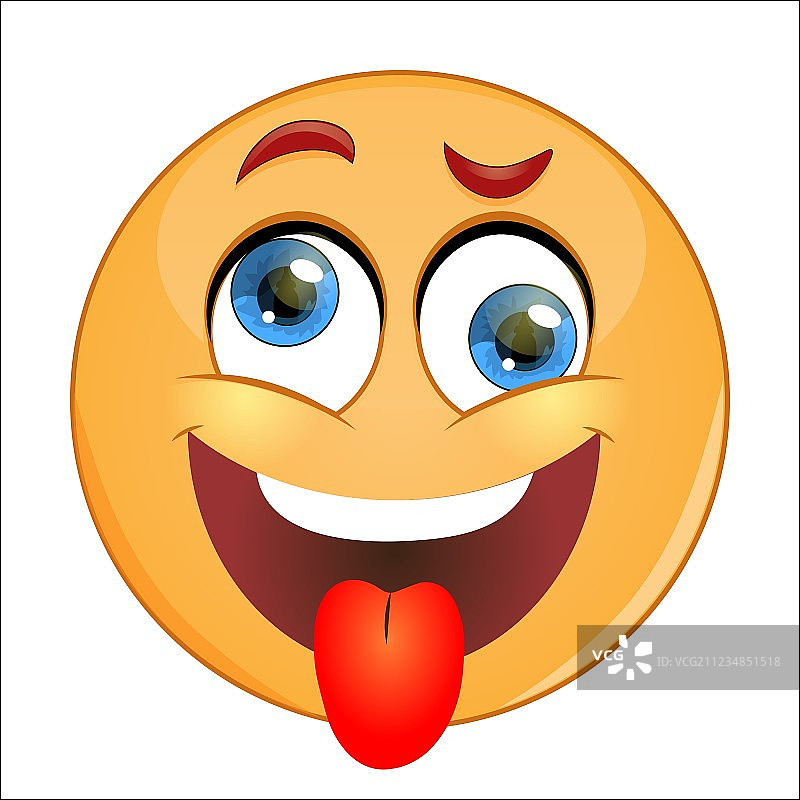 疯狂的表情符号图片素材