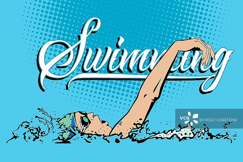 夏季运动游泳图片素材