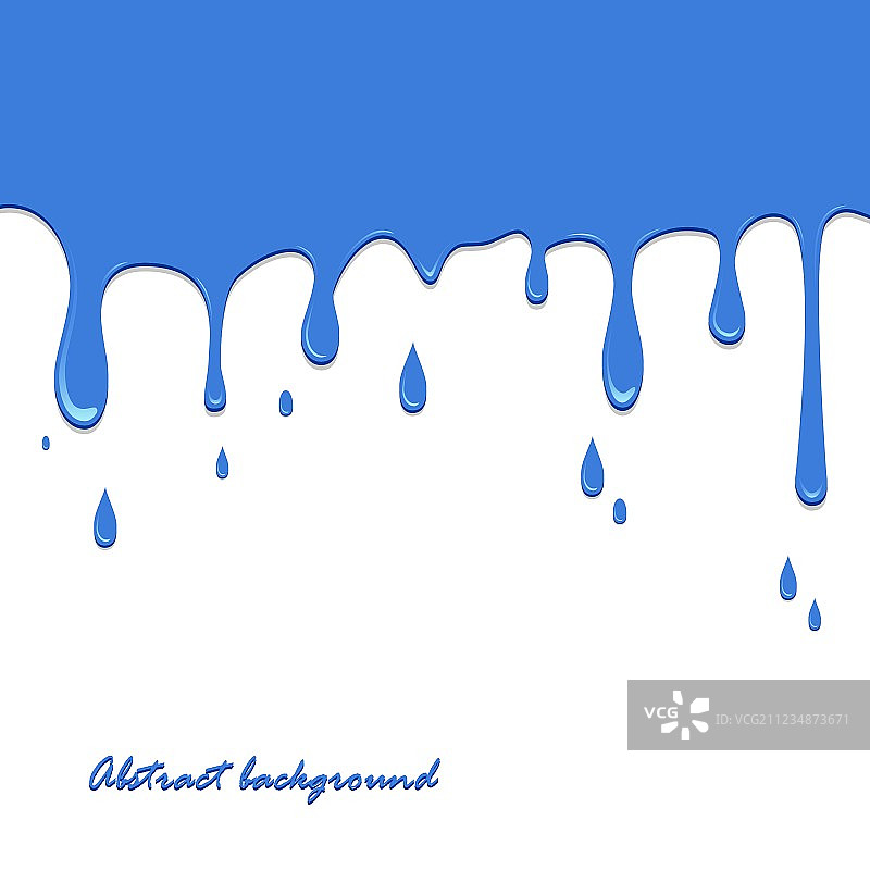 白色背景上洒落的蓝色颜料图片素材