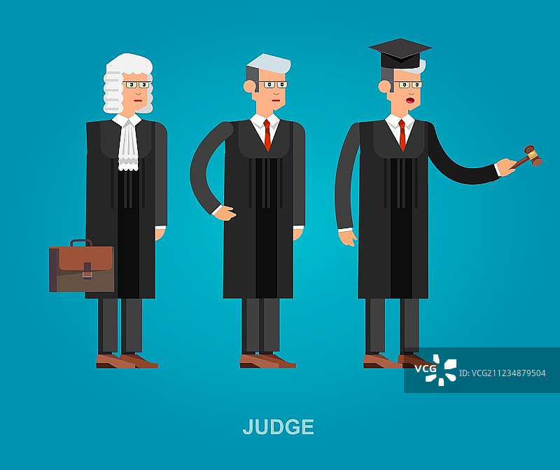 具有审判系统的法律横幅图片素材