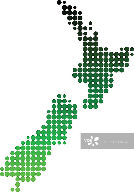 新西兰地图图片素材