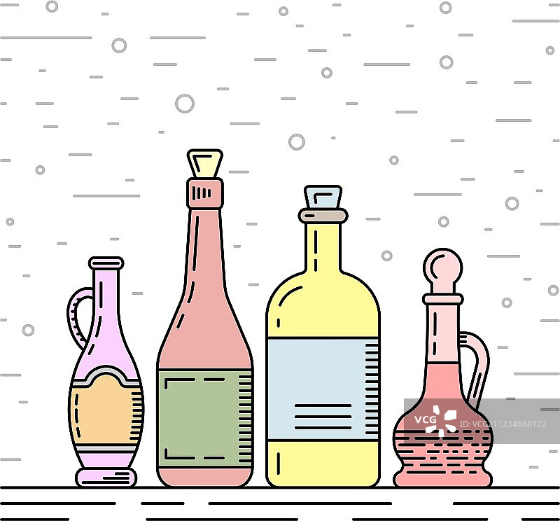 葡萄酒醋酱图片素材