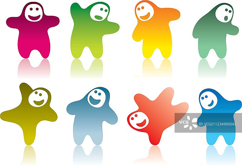 有趣的卡通角色图片素材