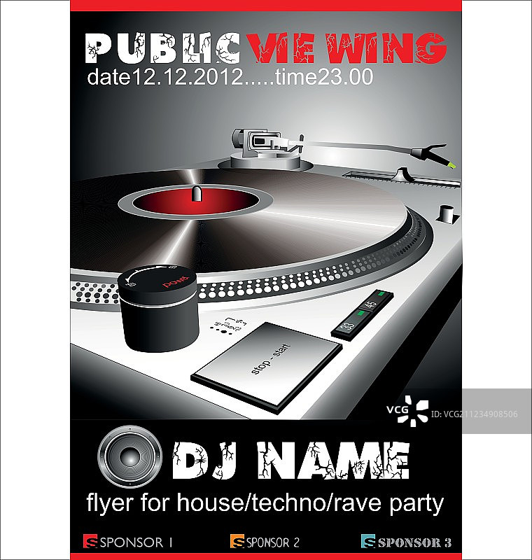 DJ派对图片素材