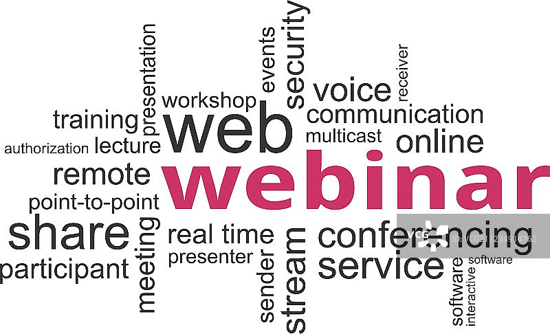 词云网络研讨会图片素材