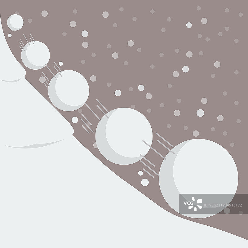 雪球效应图片素材