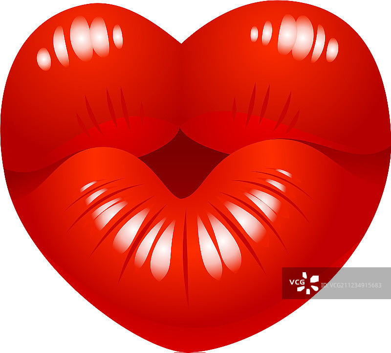 充满爱意的亲吻图片素材