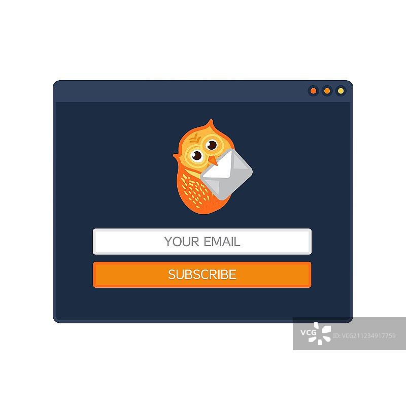 邮件订阅电子报模具图片素材