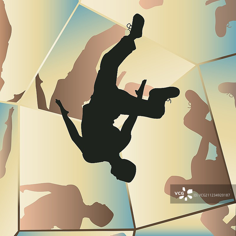 跑酷镜子图片素材