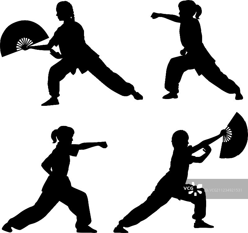 武术女孩图片素材