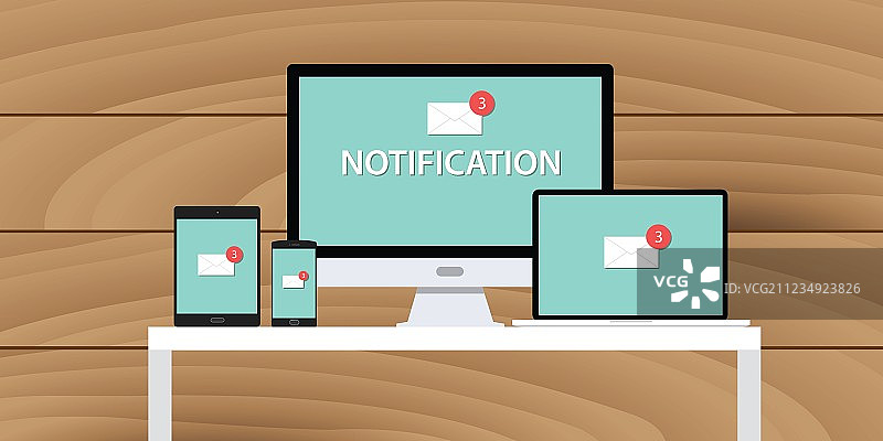 多平台通知系统邮件信箱图片素材