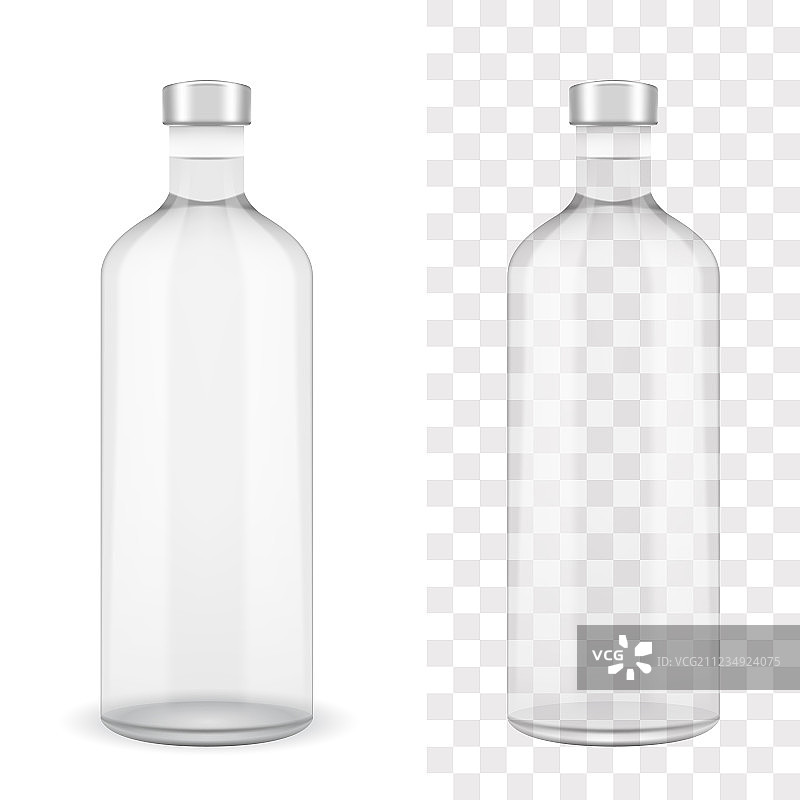 绝对伏特加透明瓶图片素材