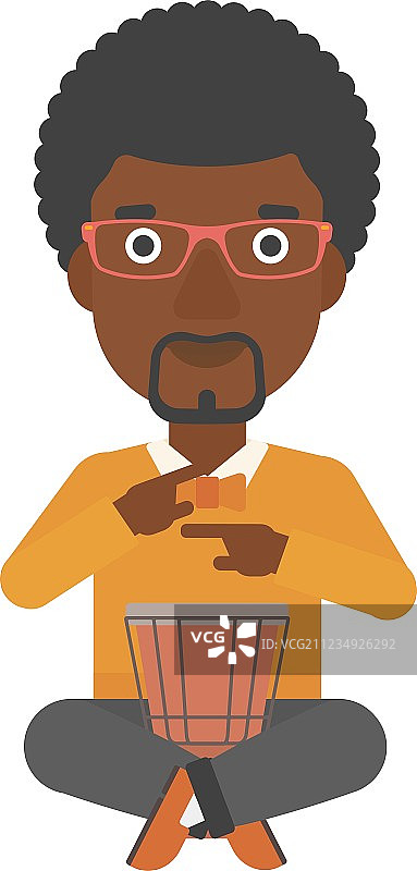 演奏嗵嗵鼓的男人图片素材