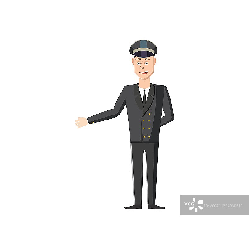 卡通风格的司机图标图片素材