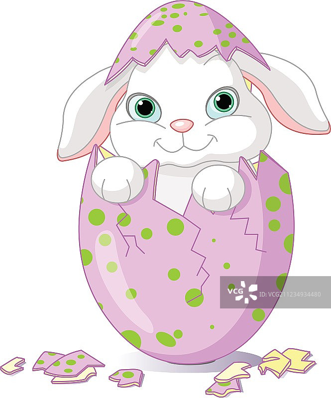 复活节小兔子图片素材