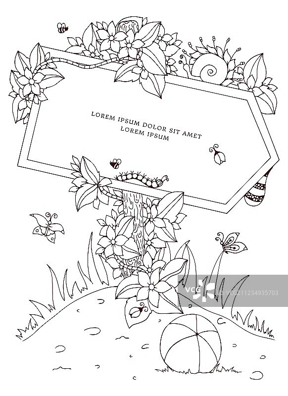 禅绕画指针图片素材