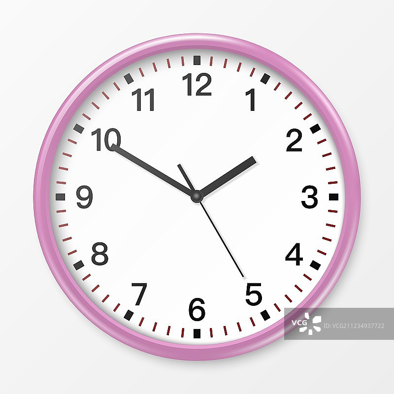 办公室墙面时钟图片素材