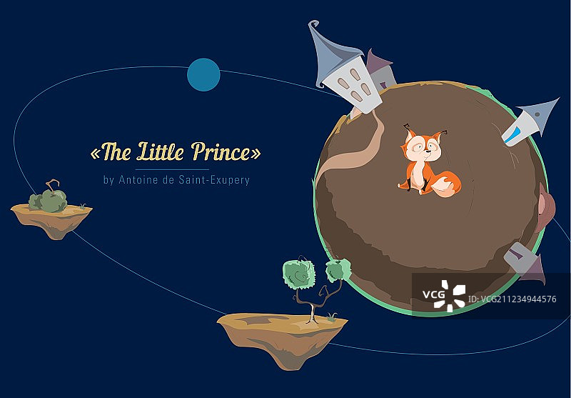 太空小狐狸图片素材