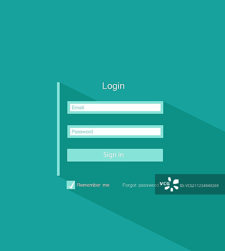 登录表单图片素材