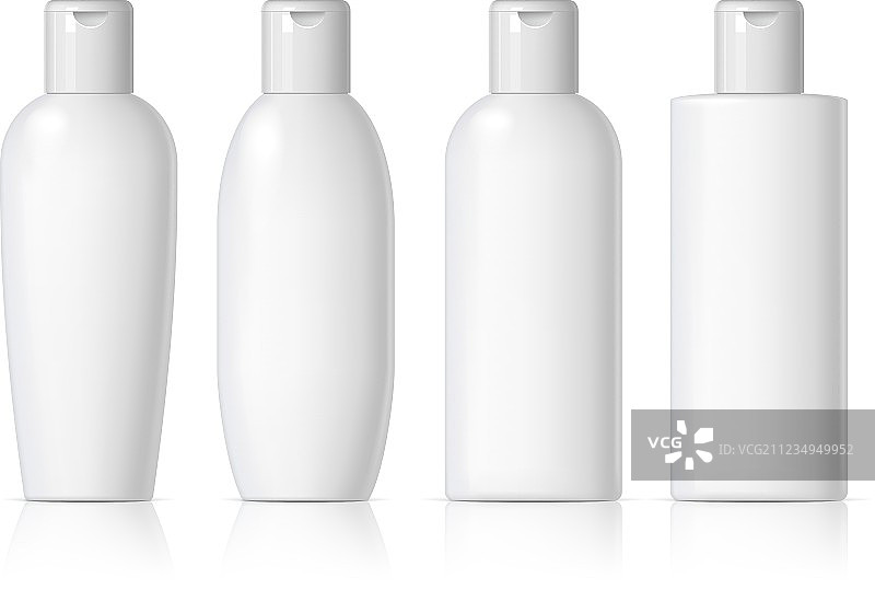 逼真化妆品喷雾瓶容器图片素材