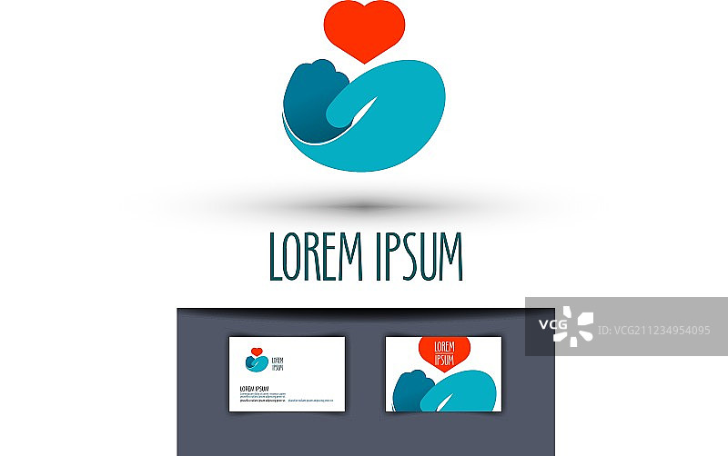 慈善标志设计模板图片素材