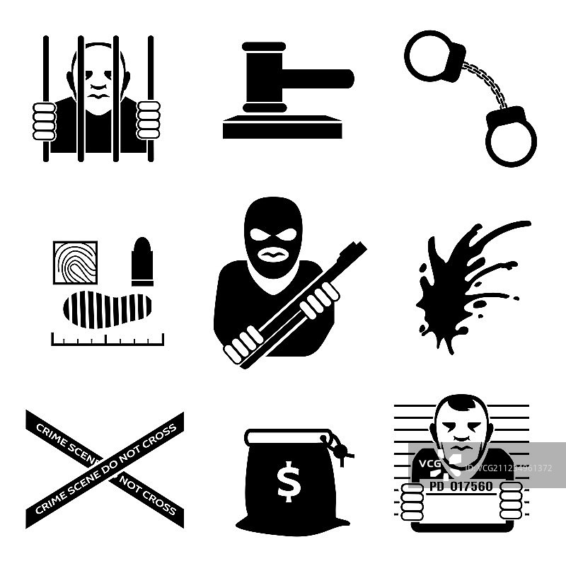 罪犯图片素材