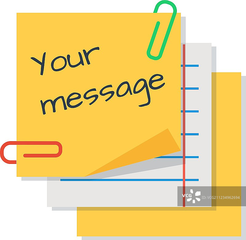 纸质贴纸上的文本信息图片素材