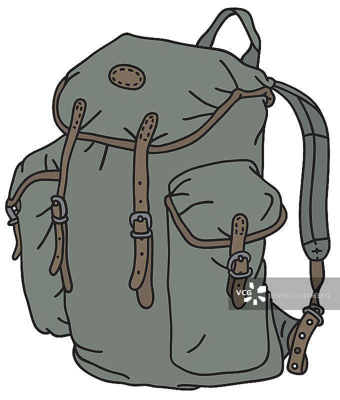 经典双肩背包图片素材