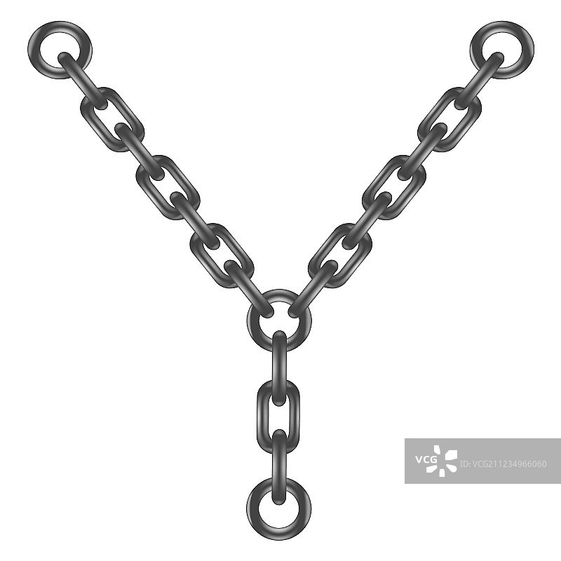 链条字母Y图片素材