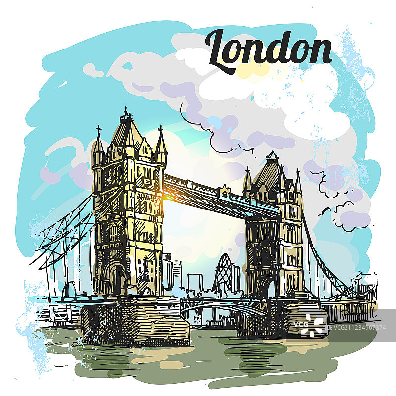 伦敦桥图片素材