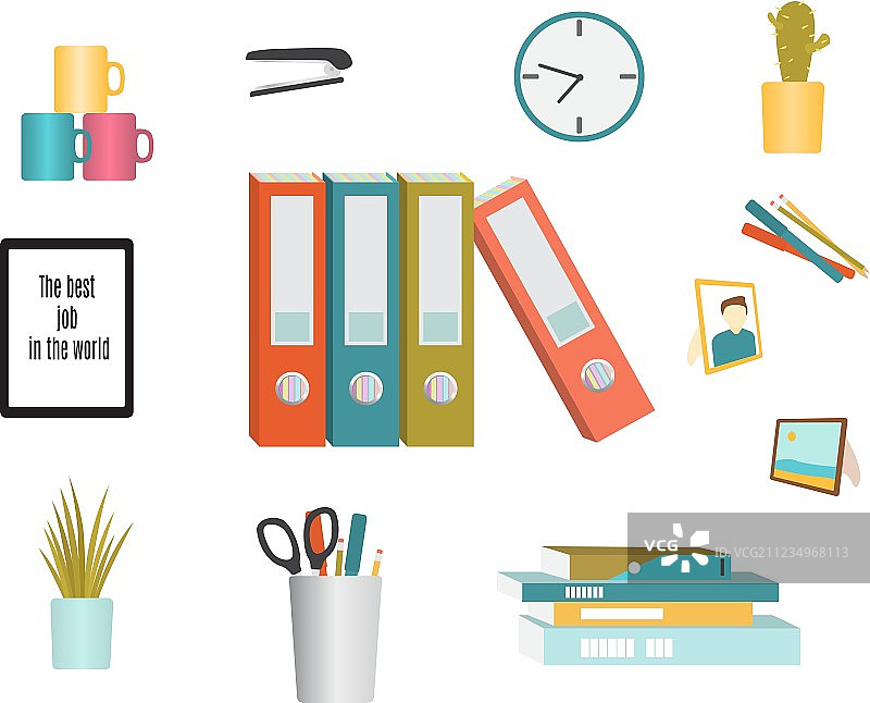 办公用品合集图片素材