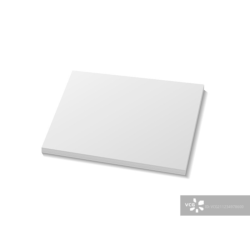 纸张逼真样机模板图片素材