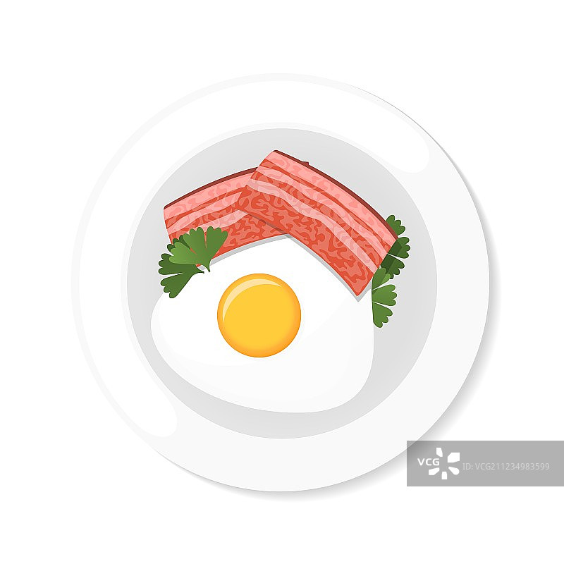 培根和鸡蛋图片素材