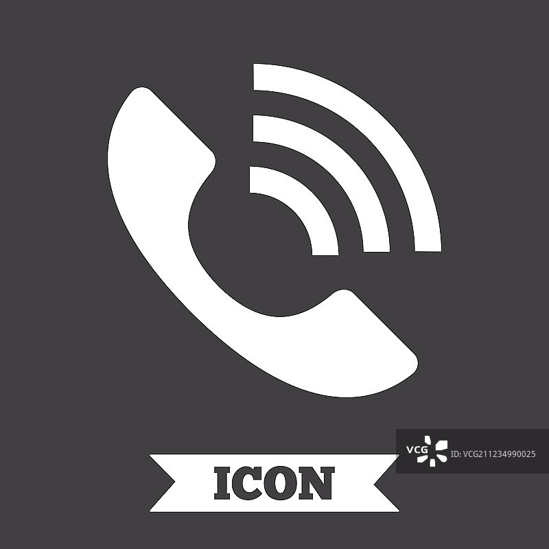电话标志支持符号图标图片素材