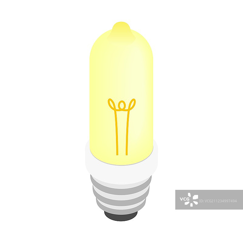 2.5D灯泡图标图片素材