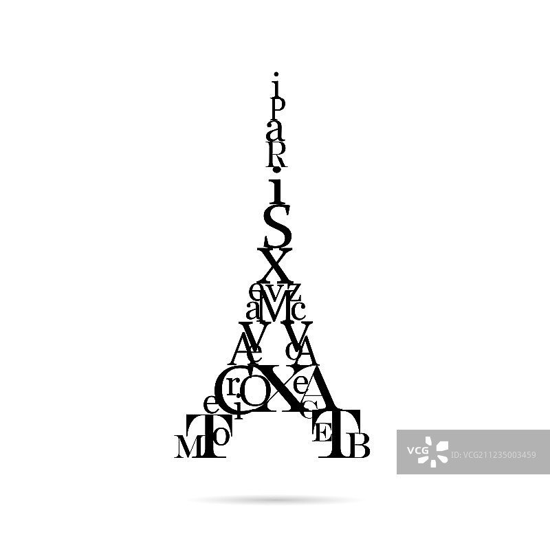 埃菲尔铁塔排版图片素材